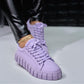 Olivia - Zwarte Trendy Dames Sneakers