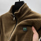 Premium alpacafleece trui met halve rits