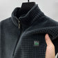 Premium alpacafleece trui met halve rits