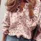 Chique Elegantie: V-Hals Blouse met Ruches en Plooien