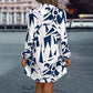 Philina - Abstracte Print Overhemdjurk
