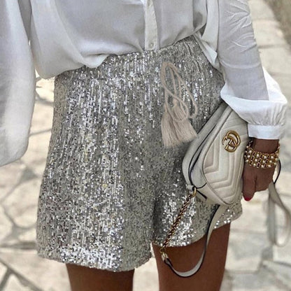 Noortje - Pailletten Korte Broek