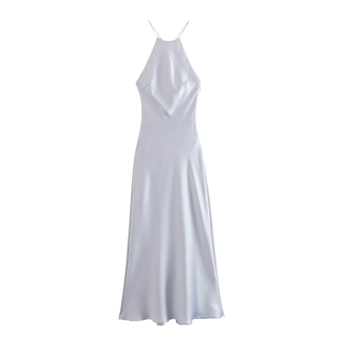 Clarinde - Halter Maxi Jurk