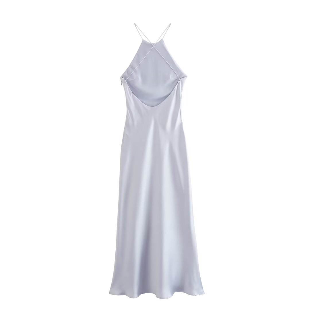 Clarinde - Halter Maxi Jurk