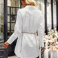 Julia - Witte Blousejurk