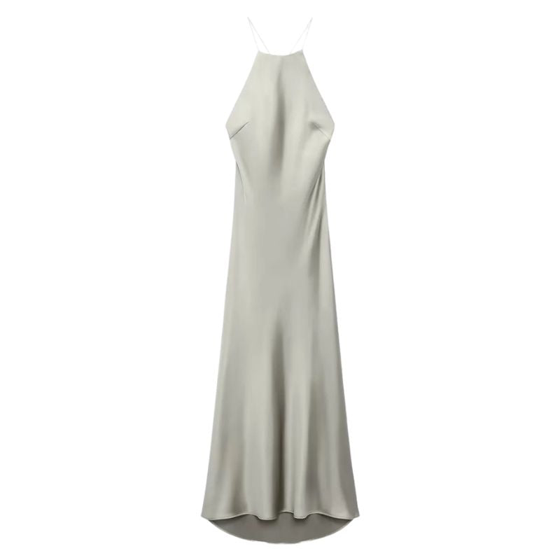 Clarinde - Halter Maxi Jurk