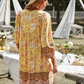 Gele Bohemian Jurk - Luna