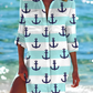 Lichtblauwe Button-down Blouse - Shaila