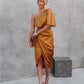 Tialda - Elegante Oranje Jurk