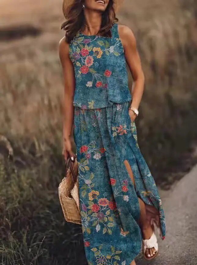 Ynske - Zomerse Maxi Jurk