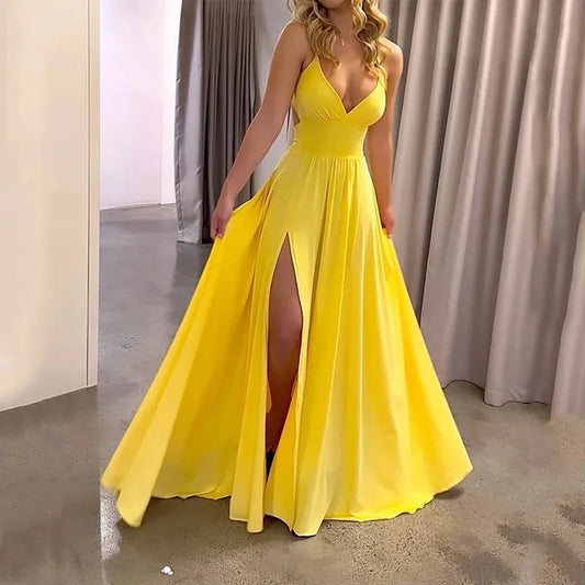 Tessie - Split Maxi-jurk