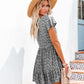 Lena - Grijze Casual Jurk met V-hals