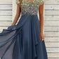 Marit - Dames Chiffon Feestjurk