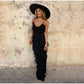 Cilya - Ruches Maxi Jurk