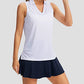 Klarissa - Zwarte Tennis Polo Tanktop