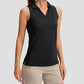 Klarissa - Zwarte Tennis Polo Tanktop
