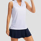Klarissa - Zwarte Tennis Polo Tanktop