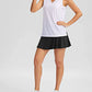 Klarissa - Zwarte Tennis Polo Tanktop