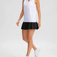 Klarissa - Zwarte Tennis Polo Tanktop