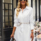 Julia - Witte Blousejurk