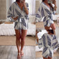 Cory - Witte Diepe V-hals Jumpsuit