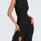 Odette - Midi-jurk Met Ruches