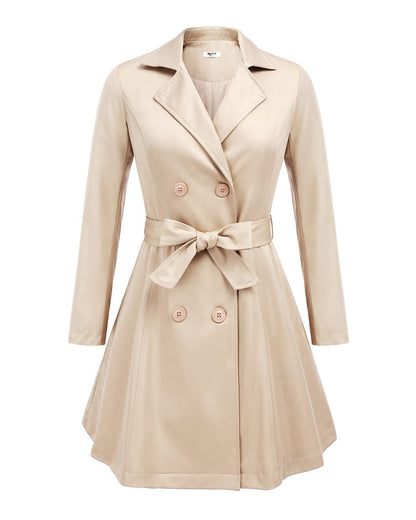 Elegante Dames Trenchcoat met Riem