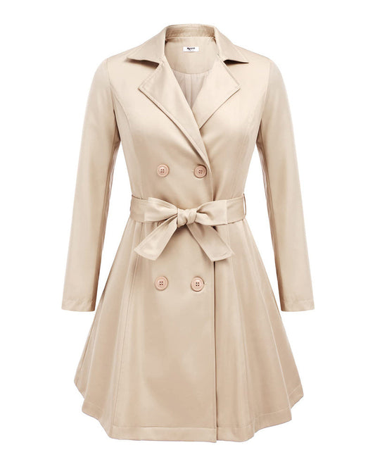 Elegante Dames Trenchcoat met Riem