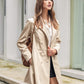 Elegante Dames Trenchcoat met Riem