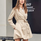 Elegante Dames Trenchcoat met Riem