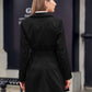 Elegante Dames Trenchcoat met Riem