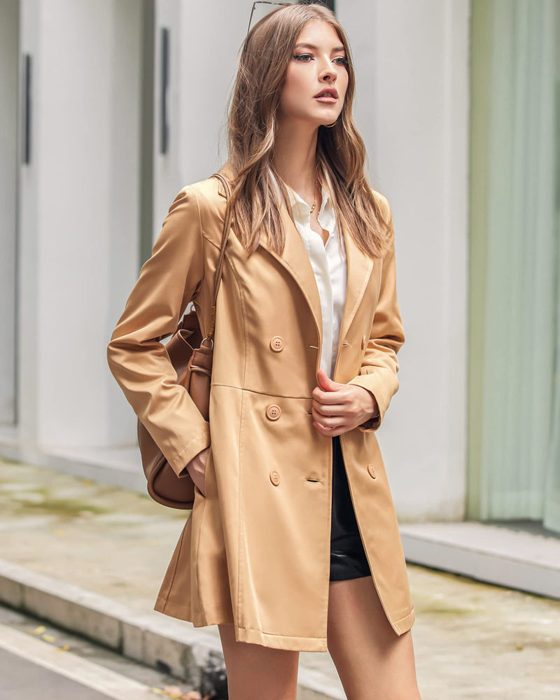 Elegante Dames Trenchcoat met Riem