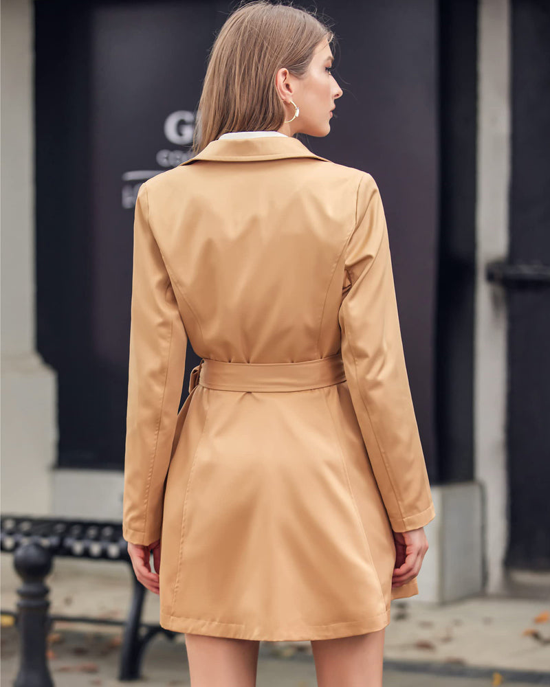 Elegante Dames Trenchcoat met Riem