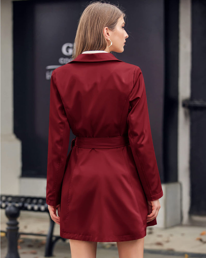 Elegante Dames Trenchcoat met Riem