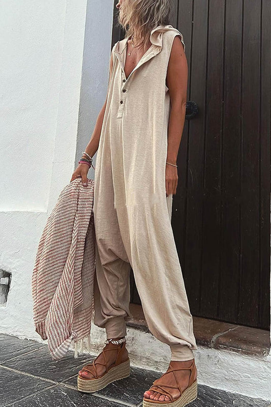 Helene - Jumpsuit Met Capuchon