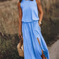 Amelia - relaxte witte maxi-jurk