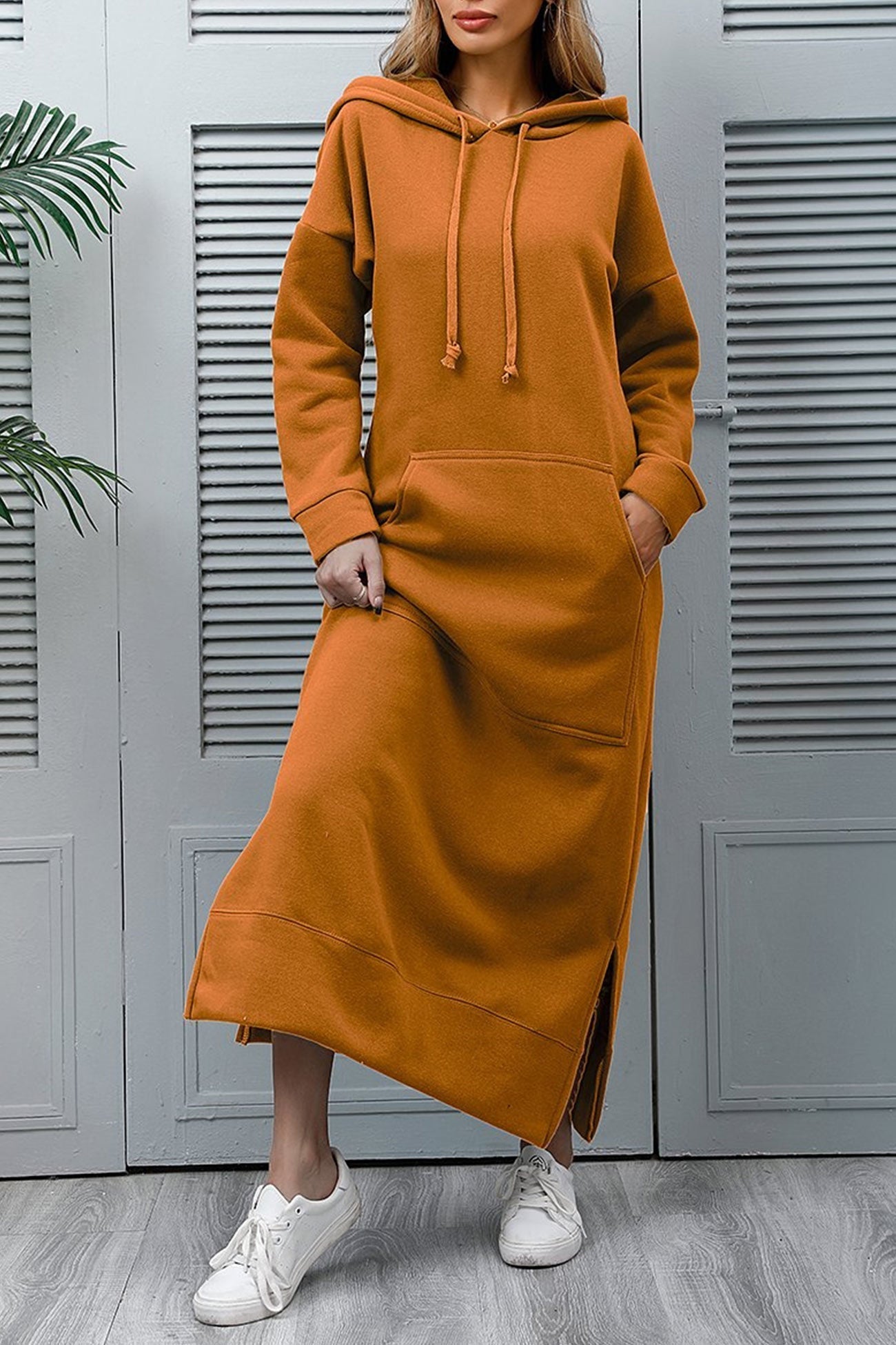 Fenrike - Hoodiejurk Met Split