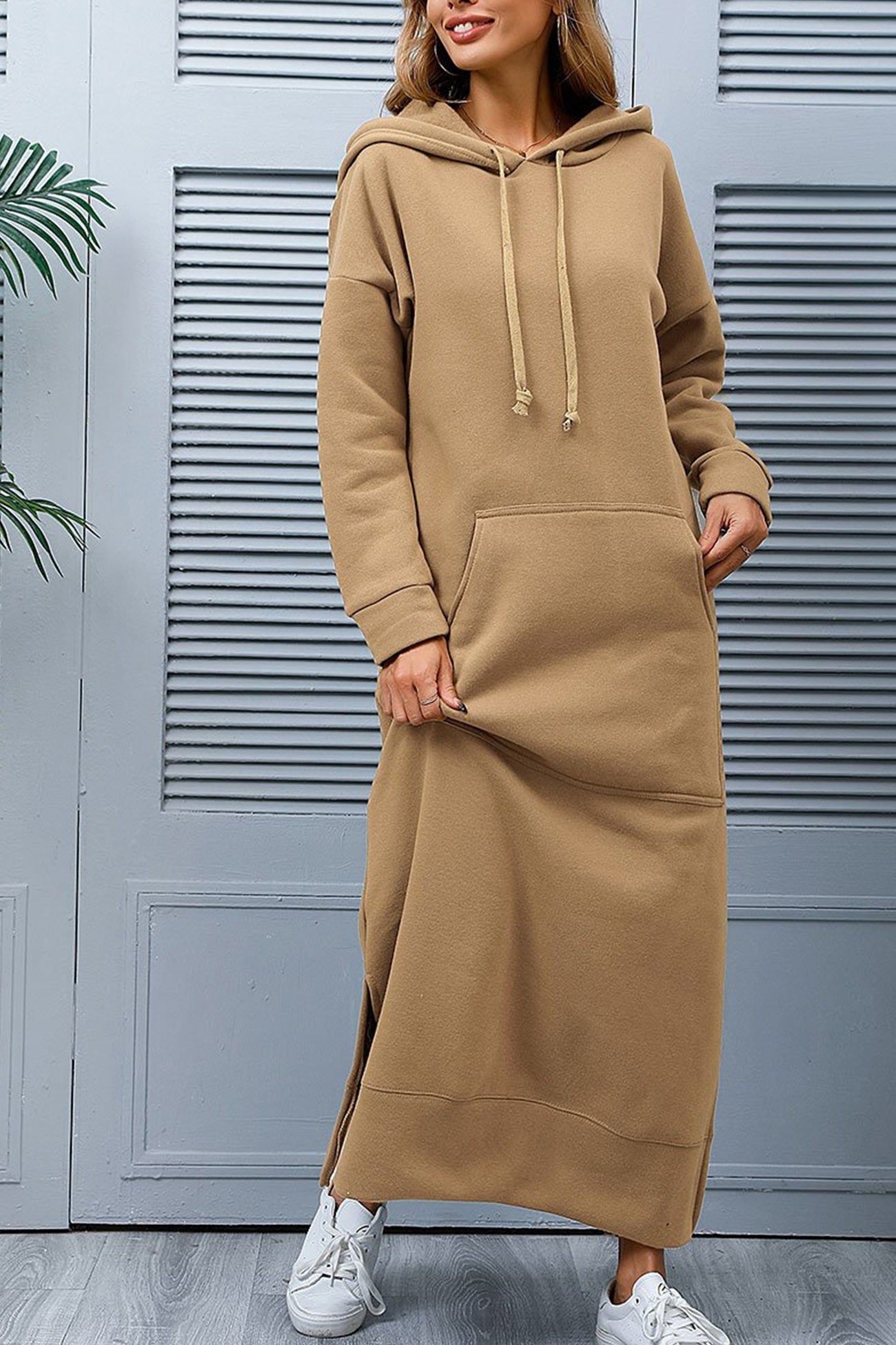 Fenrike - Hoodiejurk Met Split