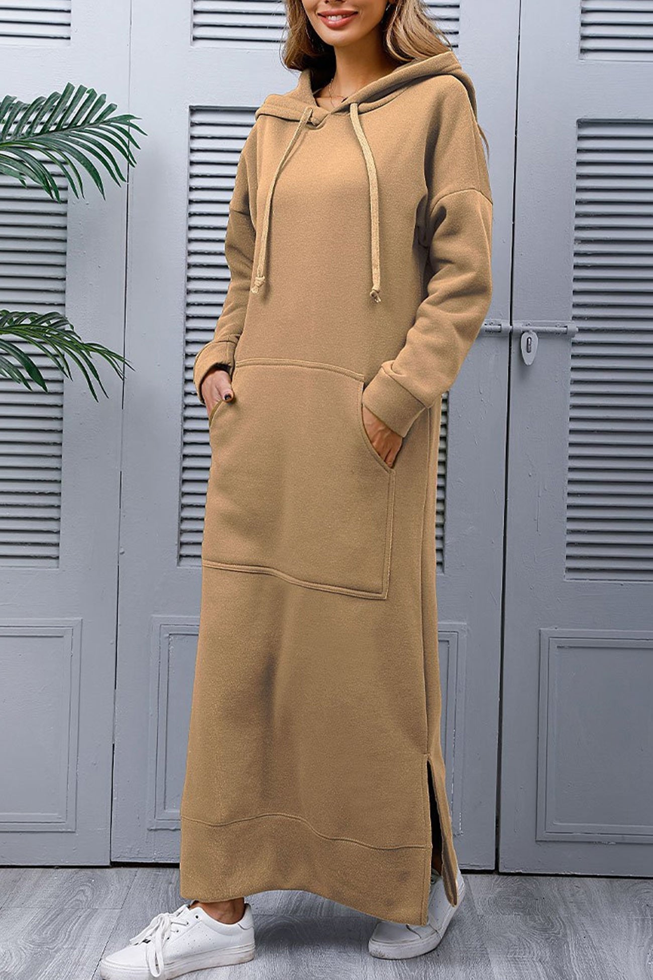 Fenrike - Hoodiejurk Met Split