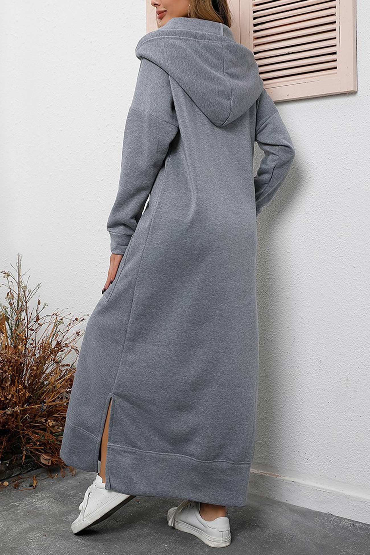 Fenrike - Hoodiejurk Met Split