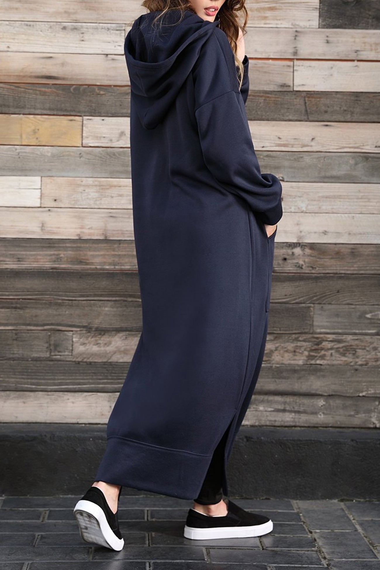 Fenrike - Hoodiejurk Met Split
