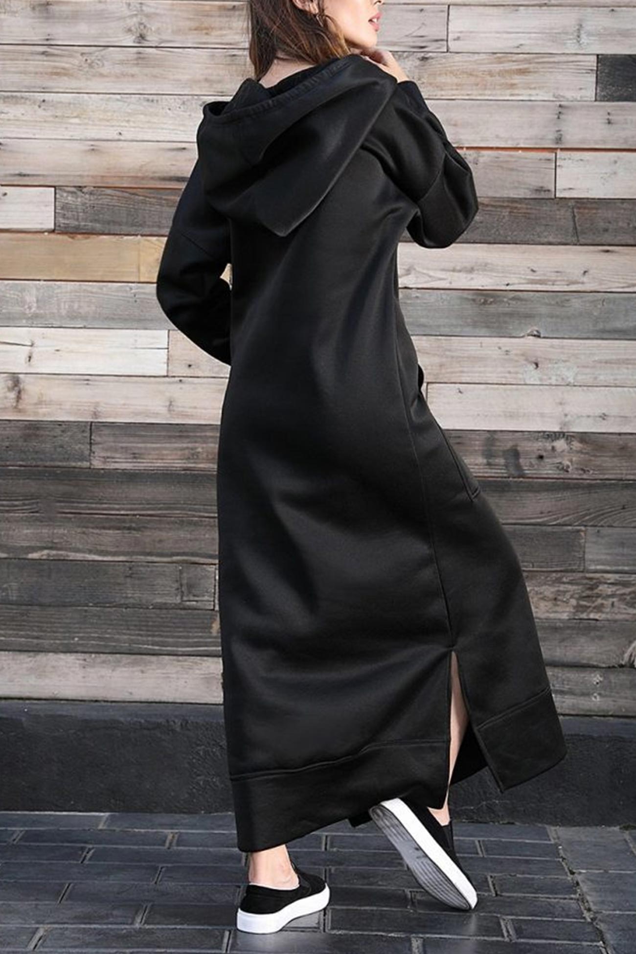 Fenrike - Hoodiejurk Met Split