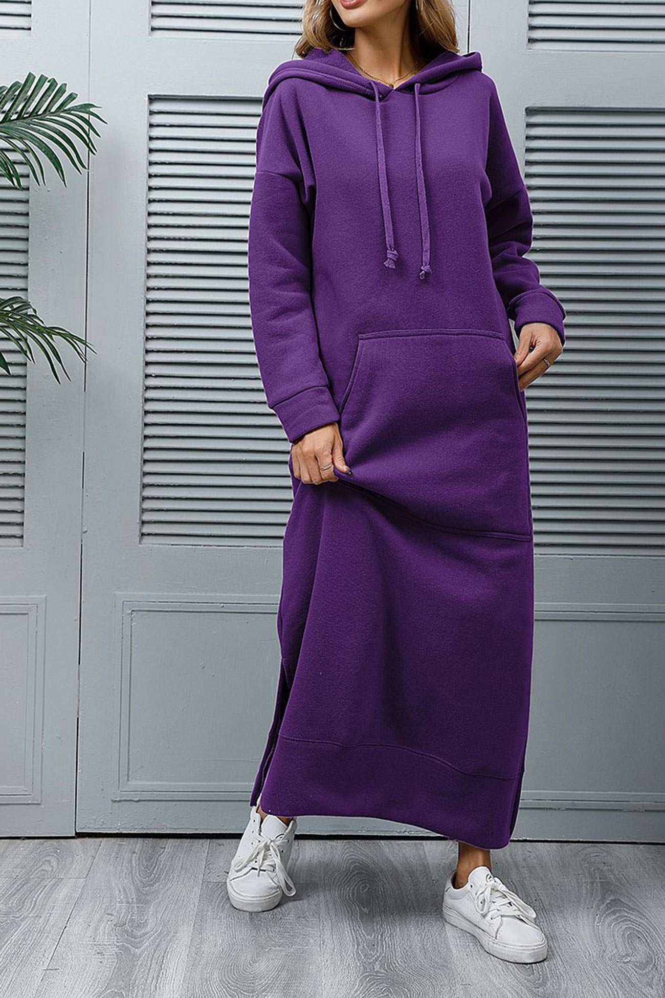Fenrike - Hoodiejurk Met Split