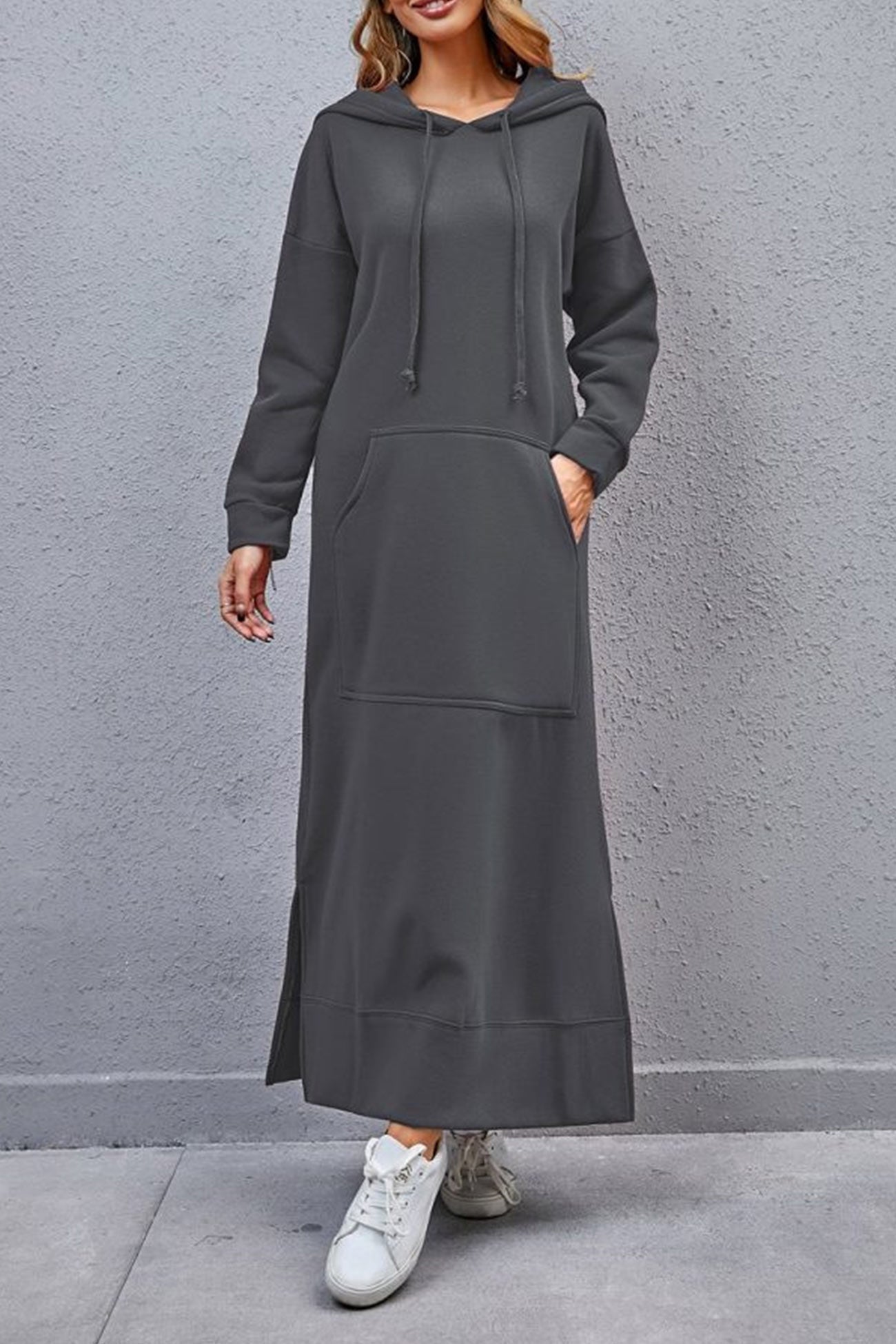 Fenrike - Hoodiejurk Met Split