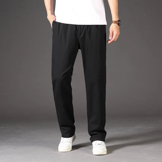 Jeffory - Khaki Casual Cargo Broek