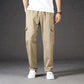 Jeffory - Khaki Casual Cargo Broek
