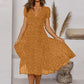 Riana - Wijnrode Bohemian Mini Jurk