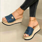 Chique Casual Espadrille Sleehak Sandalen