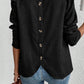 Zwart Langemouw Blouse - Cyra