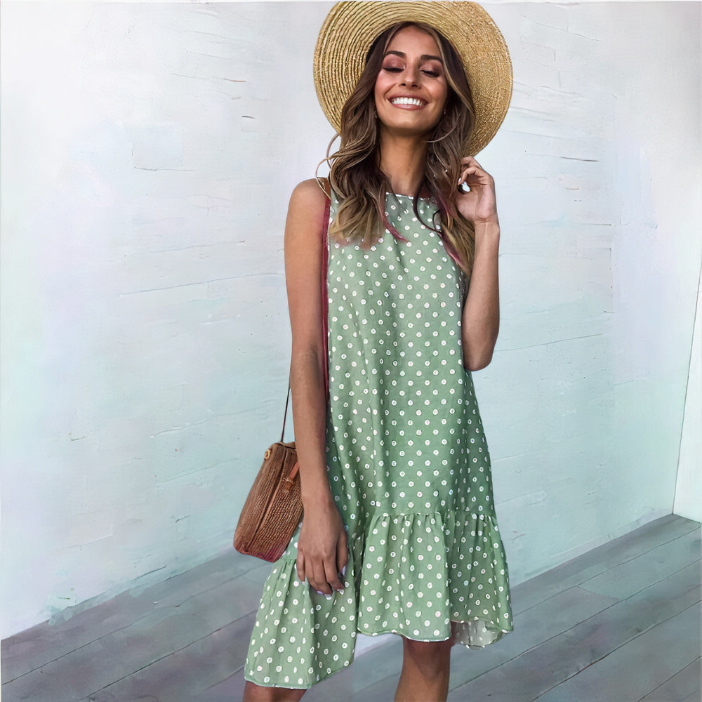 Wendelien - Zomerse Chiffon Jurk